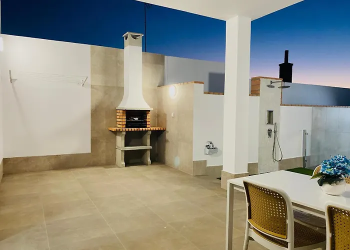 Cerca Conil-playa Gallardo 3 Con Piscina Privada - Solo Parejas O Familias 别墅